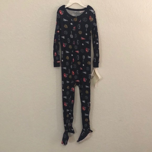 Carter's Toddler Boys 1-Pc. Sport-Print Footie PJ - Picture 2 of 8